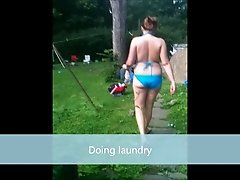 Wife doing Laundry!!!