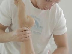 Sexy steamy college girl massage video