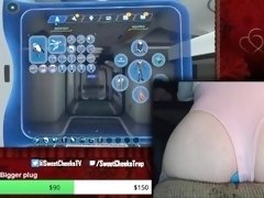 Sweet Cheeks Plays Subnautica (Part 1) & Anal Play