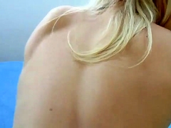 Gorgeous blonde teen gets drilled doggystyle by a hung guy