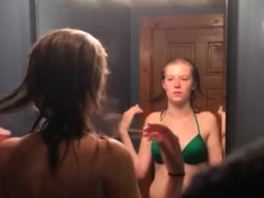 Voyeur Masturbates In Bathroom Showing Striptease