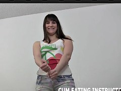 If I make you cum you have to eat it CEI