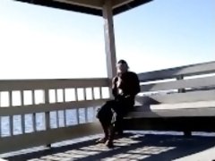 Thot fucked on pier