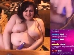 Gamer Girl Gets Super Creamy and Gushes LIVE on Plexstorm Stream